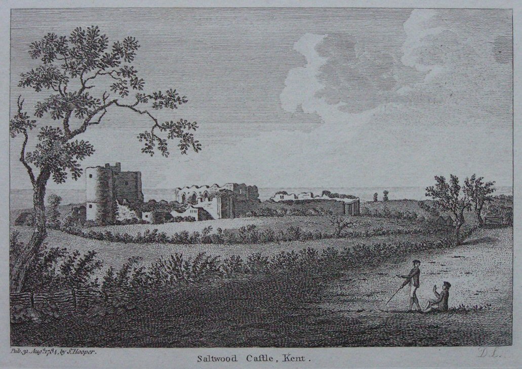 Print - Saltwood Castle, Kent - D